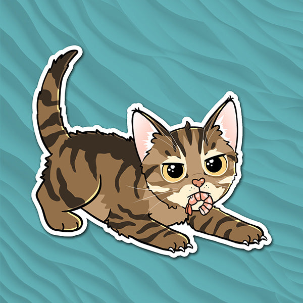 Shrimp Growlies - Sticker